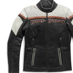 Women’s leather Harley Davidson jacket. Brand new